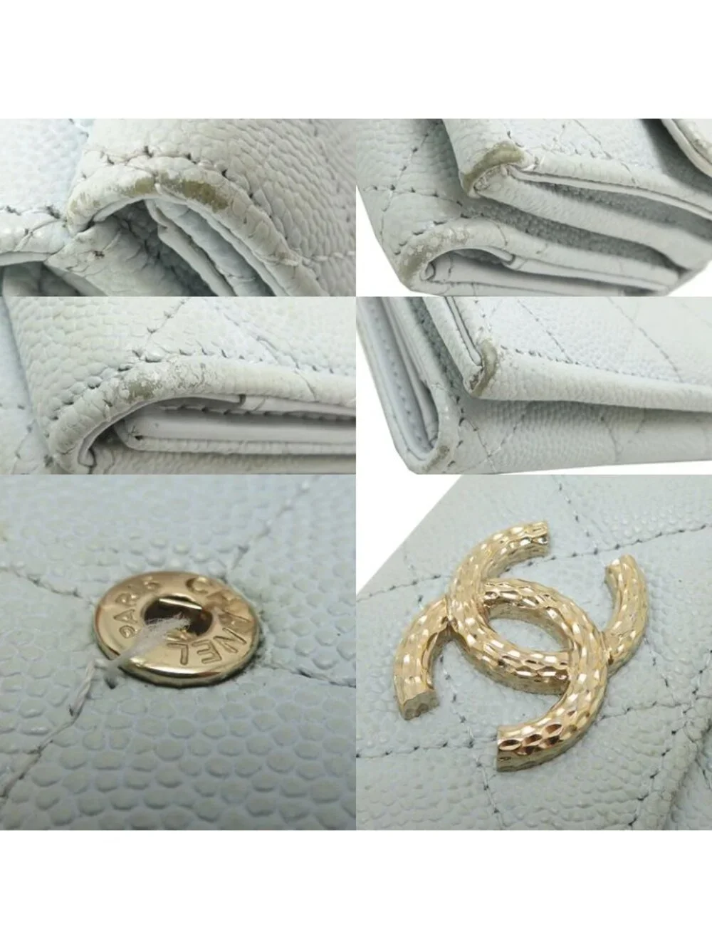 Chanel Trifold Wallet Blue